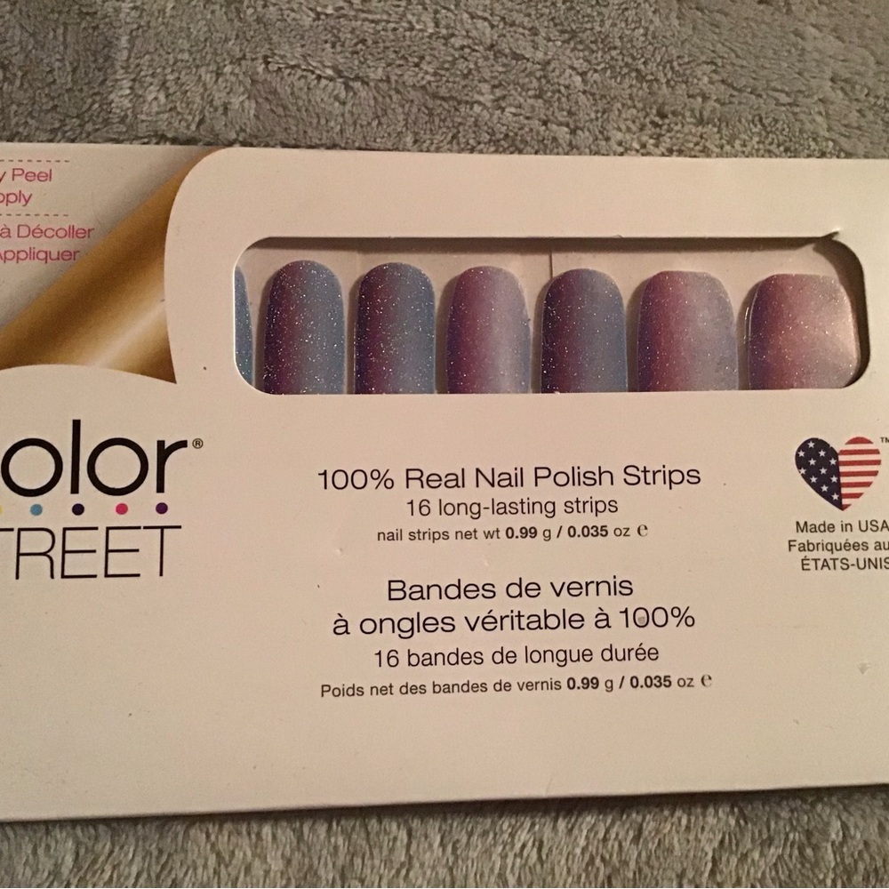 Color street 100% Real Nail polish Strips 16 lasting strips It takes Tucson new